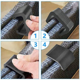 10 Pack Outdoor Patio Rattan Wicker Furniture Sofa Clip, Sectional Rattan Sofa Chair Module Outdoor Couch Garden Furniture Fasteners