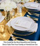 10 Pieces-12 x108 Gold-Sequin-Table-Runners Wedding Party Catering Event Gold Table Runner Gold Christmas Decoration Glitter