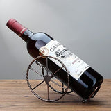 Countertop Wine Rack - Wine Holder for Wine Storage - Red Bronze Metal Wine Rack - Wine Racks Countertop - Small Wine Rack
