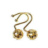 12 Count Gold Shower Curtain Rings Hooks Easy Roller Ball Shower Curtain Rings Hooks Easy no need to be remove shower rod