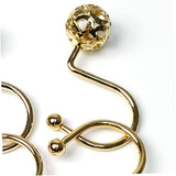 12 Count Gold Shower Curtain Rings Hooks Easy Roller Ball Shower Curtain Rings Hooks Easy no need to be remove shower rod