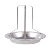 Thanksgiving Christmas Turkey Roaster Grill Beer Can stand rack, Stainless Steel Vertical Chicken Roaster for Camp Chef Turkey