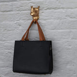 Animal Hook Wall Mounted Coat Scarf Bag Key Hat Robe Rack Creative Gift Resin Rhinoceros Head Crafts
