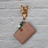 Animal Hook Wall Mounted Coat Scarf Bag Key Hat Robe Rack Creative Gift Resin Rhinoceros Head Crafts