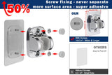 Handheld Shower Bracket Shower Head Holder No Drilling Strong Adhesive Hand Shower Holder Angle Adjustable Adhesive