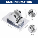 Handheld Shower Bracket Shower Head Holder No Drilling Strong Adhesive Hand Shower Holder Angle Adjustable Adhesive