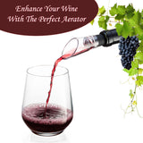 Wine Aerator Pourer Spout, Red Wine Air Aerator and Decanter Spout, Portable Instant Wine Aerating, Suitable for Most Wine