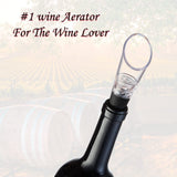 Wine Aerator Pourer Spout, Red Wine Air Aerator and Decanter Spout, Portable Instant Wine Aerating, Suitable for Most Wine