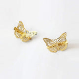 2pcs Vintage Hairpins For Women,Hollow Butterfly Metal Side Hair Clip Barrette Headwear Hair Accessories.
