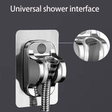 Shower Holder Adjustable Shower Wand Holder, for Shower Kids Shower Bathroom Shower Self Adhesive Shower Head Holder