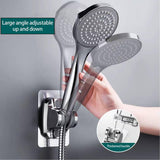Shower Holder Adjustable Shower Wand Holder, for Shower Kids Shower Bathroom Shower Self Adhesive Shower Head Holder