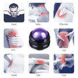 Manual Massage Roller Ball - Massager and Therapy Tool for Sore Muscles, Shoulders, Arms, Neck, Back, Feet, Body, Deep Tissue