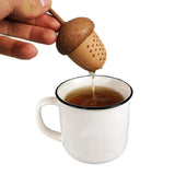 1Pcs Creative Tea Infuser Pine Cone Shaped Tea Strainer Food Grade Silicone Tea Filter with Long Handle for Home Kitchen Use