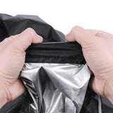 Waterproof Push Mower Covers,Dust UV Protection Universal Oxford Lawn Mower Cover with Drawstring & Storage Bag(76" x 25" x 44")