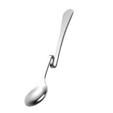 Hanging Coffee Spoons, Bending Handle Jam Spoons Stainless Steel Honey Spoons Dessert Spoons for Tea Coffee Dessert