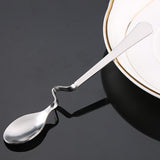 Hanging Coffee Spoons, Bending Handle Jam Spoons Stainless Steel Honey Spoons Dessert Spoons for Tea Coffee Dessert