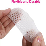 Metatarsal Pads for Women and Men Foot Pads Forefoot Pads Ball of Foot Cushions Soft Gel Pads for Pain Relief - White, 3 Pairs