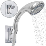 Shower Head Holder Strong Adhesive Shower Head Wall Mounting Bracket Adjustable Shower Wand Holder Hanger Hooks No Drill Need