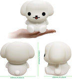 Bedside Lamp for Kids, Baby Nursery Lamp for Breastfeeding Safe, Break Resistant,  Adjustable  Control + Touch Control - Dog