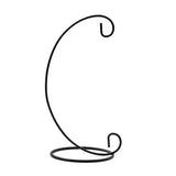 Ornament Display Stand Iron Hanging Stand Rack Holder for Hanging Glass Globe Air Plant Terrarium Witch Ball Christmas  (Black)