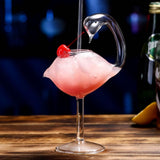Cocktail Glass - Swan Glass 6oz Creative Drinking Glasses Wedding Gift for Juice, Martini, tequila, margarita