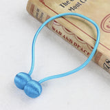 Strong Magnetic Curtain Tiebacks Decorative Curtain Holdbacks Holders Woven Curtain Ties Buckles Ropes for Drapes Window (4pcs)