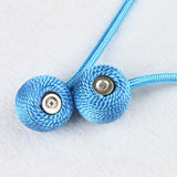 Strong Magnetic Curtain Tiebacks Decorative Curtain Holdbacks Holders Woven Curtain Ties Buckles Ropes for Drapes Window (4pcs)