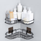 Wall Mount Organizer,2 Set Drying Rack Draining Fast Rust-Proof Metal Soap Shampoos Corner Shower Caddy for Kitchen, Bathroom