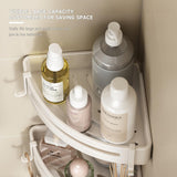 Shower Corner Shelf 2 Pack Shower Organizer Corner No Drilling Required, Aluminum Basket Shampoo Kitchen (Triangle Basket)