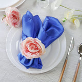 Set of 12 Flower Napkin Rings White Rose Napkin Rings Handicraft Flower Napkin Rings White Flower Napkin Holder Napkin Holder