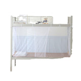 Single to King-Sized Beds, 2 Openings or Fully-Enclosed Bed Canopy, Rectangular White Universal Netting Canopy for Indoor