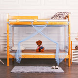 Bed Curtains Student Dormitory Mosquito Net 4 Corner Post Bed Canopy for Kid Teens Dustproof Loft Bed Curtains