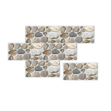 Brown Brick Wallpaper Peel and Stick Wallpaper Self-Adhesive Stone Wallpaper Brick Contact Paper Fireplace Kitchen Backsplash