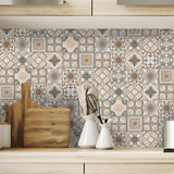 Peel and Stick Tile Stickers for Home Decor-(Pack of 30) 4x4 Inch Easy to Peel and Stick Wall Tile Decals - Matte Finish Laminated