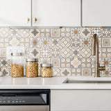 Peel and Stick Tile Stickers for Home Decor-(Pack of 30) 4x4 Inch Easy to Peel and Stick Wall Tile Decals - Matte Finish Laminated