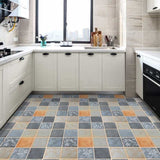 Wear-Resistant Bathroom Floor Wallpaper, Anti Slip Peel and Stick Vinyl Flooring Roll Self-Adhesive Decorative Contact Paper