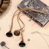 Witch Wind Chimes Door Hanger Wind Bell Ancient Handmade Wind Chimes Good Luck Wind Bells Outdoor Large Metal Wind Chimes Clear
