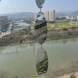Bird Deterrent Wind Spinner Weather-Resistant Reflector Metal Double-Sided Highly Reflective Device for Indoor Outdoor Use Garden