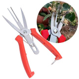 Stainless Steel Forging Apple Pear Tree Garden Scissors for Plant, Double Mouth Scissors Gardening Cutting Shears Pruning Tools