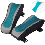 2pc  Ergonomic Armrest Pads- Office Chair Arm Rest Cover Pillow - Elbow Support Cushion for Computer, Gaming and Desk Chairs