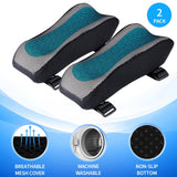 2pc  Ergonomic Armrest Pads- Office Chair Arm Rest Cover Pillow - Elbow Support Cushion for Computer, Gaming and Desk Chairs
