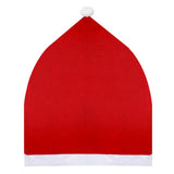 2 PCS Red Hat Dining Chair Slipcovers，Christmas Chair Back Covers Kitchen Chair Covers for Christmas Holiday Festival Decoration