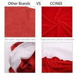 2 PCS Red Hat Dining Chair Slipcovers，Christmas Chair Back Covers Kitchen Chair Covers for Christmas Holiday Festival Decoration