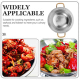 Lightweight Stainless Steel Pot for Efficient Heat Conduction Versatile Use