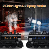 USB Humidifier 300ml Train Shaped Essential Oil Diffuser with Quiet Cool Mist 2 Lighting & 2 Mist Modes Aromatherapy A