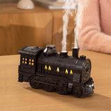 USB Humidifier 300ml Train Shaped Essential Oil Diffuser with Quiet Cool Mist 2 Lighting & 2 Mist Modes Aromatherapy A
