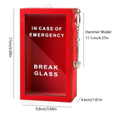 Funny Break Glass Emergency Box, Wooden Storage for Gifts, Versatile Home and Office Decor, Ideal for Festivals and Events, Perfect for Families and Individuals