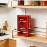 Funny Break Glass Emergency Box, Wooden Storage for Gifts, Versatile Home and Office Decor, Ideal for Festivals and Events, Perfect for Families and Individuals