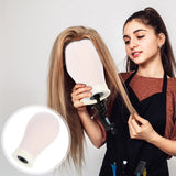 Durable Black Polyurethane Display Wig Manikin Head for Salon Store and Mall Use