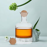 2Pcs Replaceable Bottle Cork Compact Cork Ball Wooden Stopper for Glass Bottles